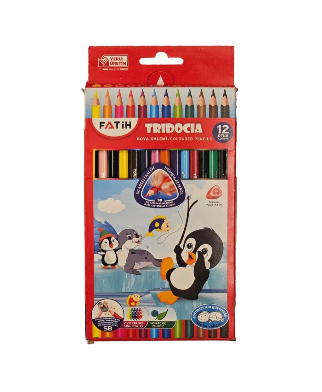 Fatih TRIDOCIA long color Pencil - Set Of 12 Color