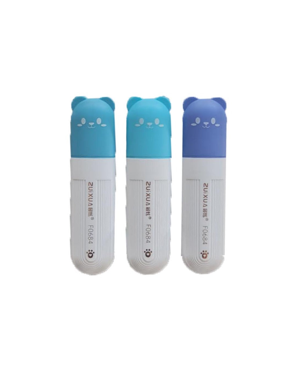 ZUIXUA highlighter 3 color set  cat design