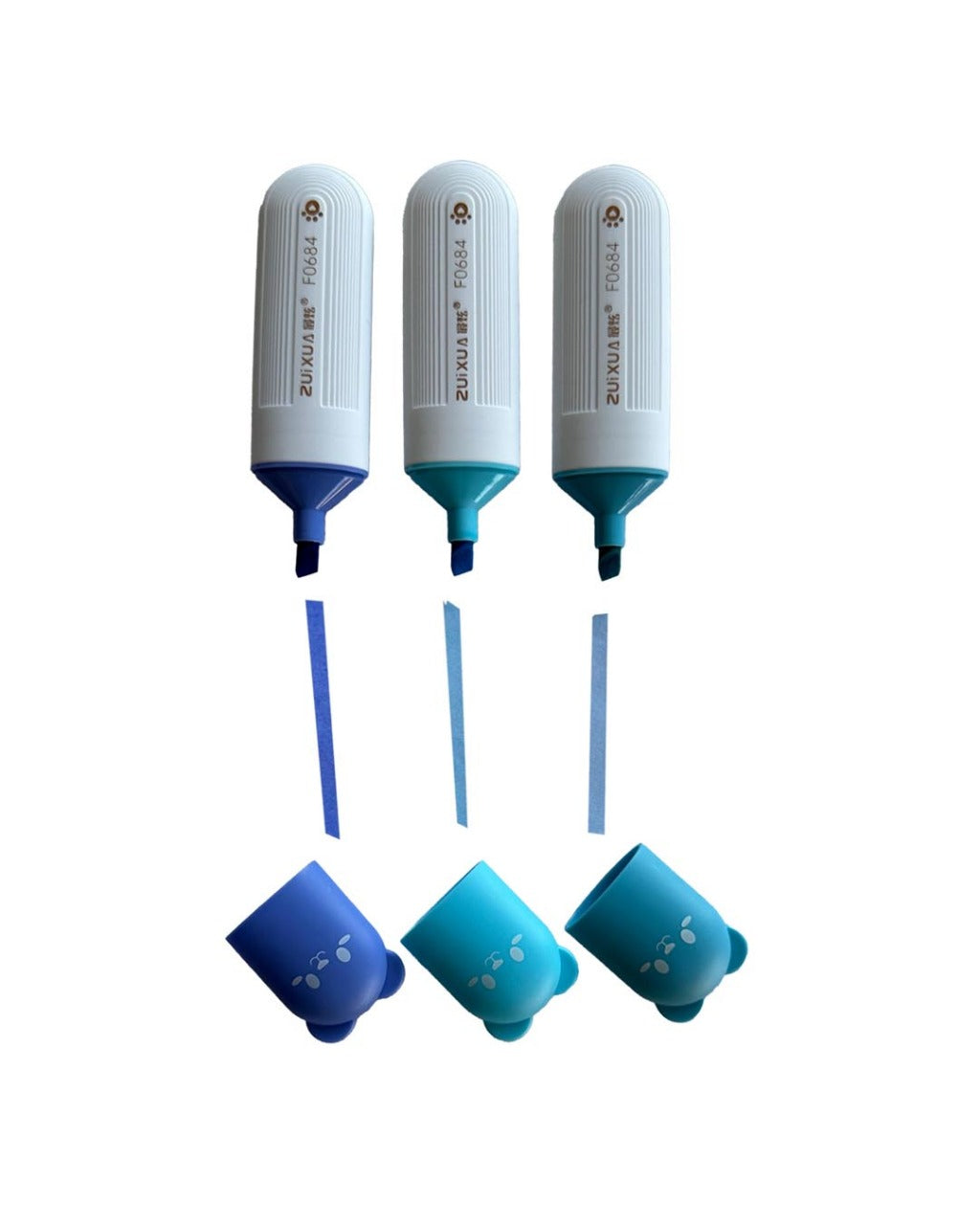 ZUIXUA highlighter 3 color set  cat design
