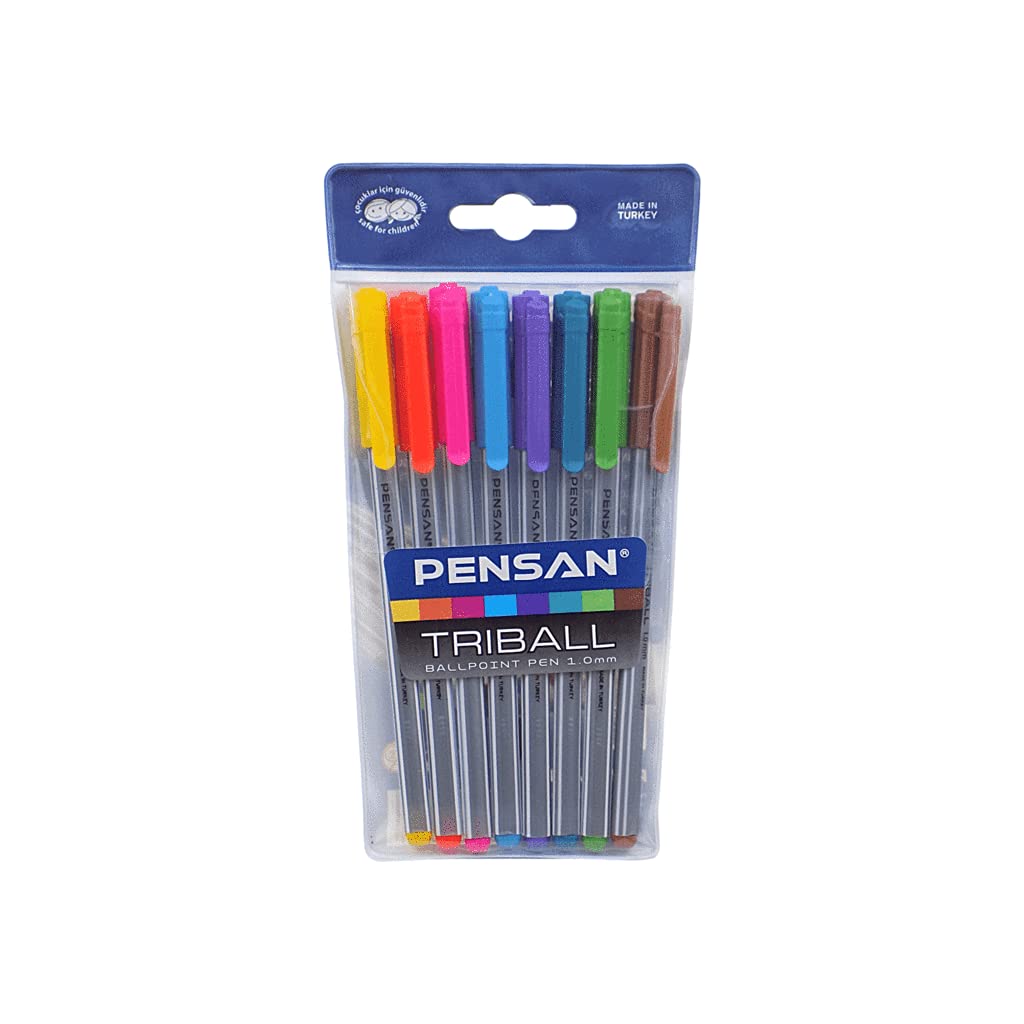 PENSAN TRIBALL Colored pen Set Of 8 Pens
