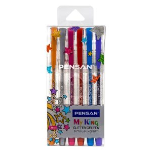 Pensan Glitter Gel Pen  Set of 6 Pens