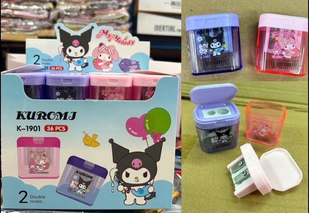 Kuromi-themed pencil sharpeners