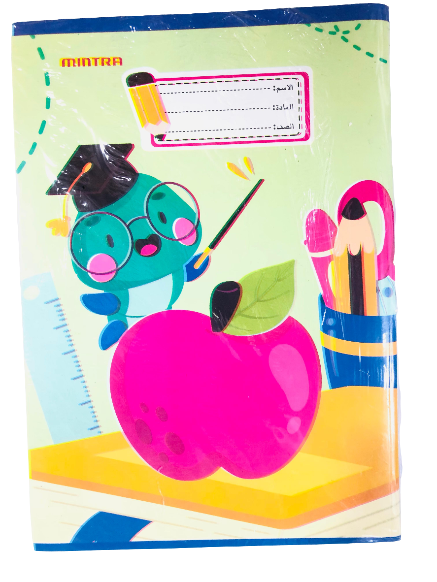 Mintra stapled A5 notebook lined - 100 pages