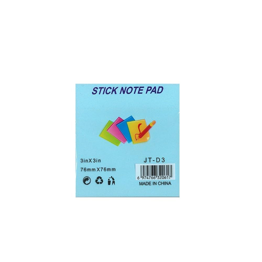 squared plain sticky note