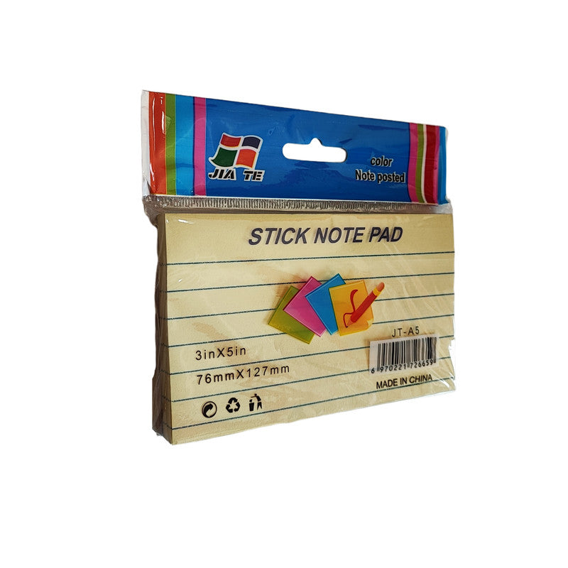 Rectangular Lined Sticky note