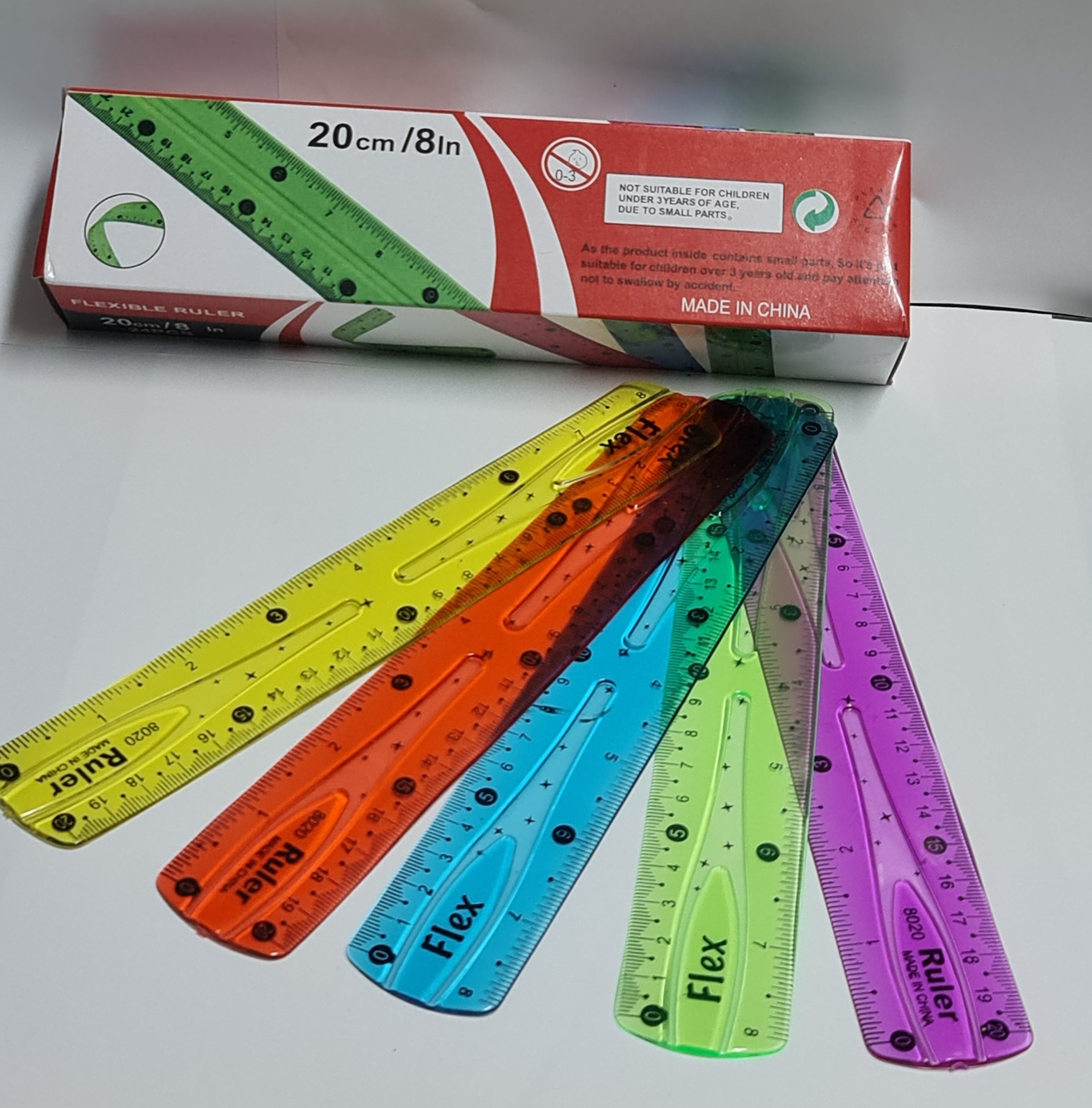 Rubber ruler 20cm
